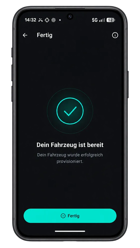 App: Dein Fahrzeug ist bereit