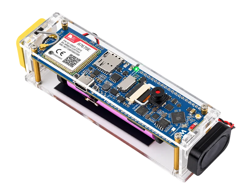 LTE-Bridge: ESP32-S3 mit A7670E-LTE-Modul und Akku